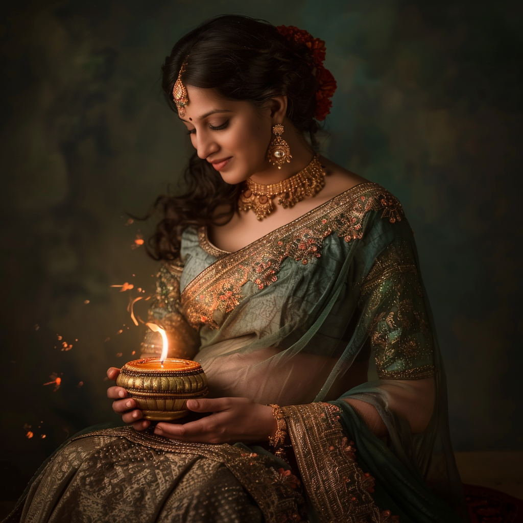 The Ultimate Guide to a Stunning Maternity Shoot in Saree
